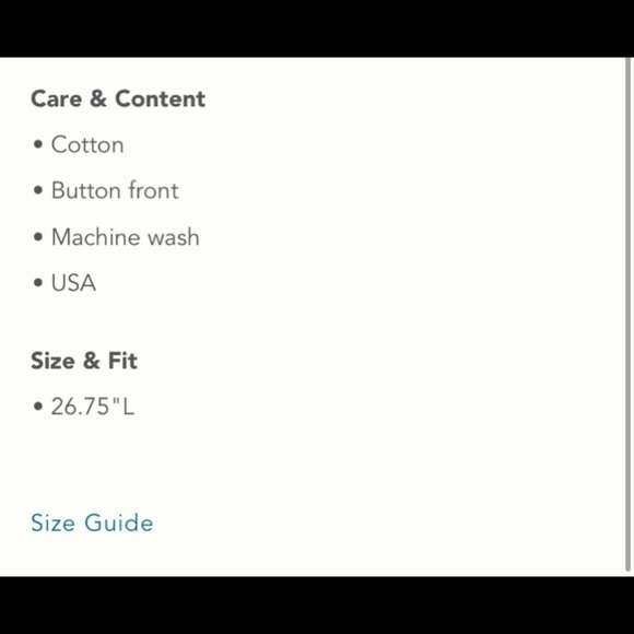 Anthropologie Velvet by Graham & Spencer Devyn Buttondown NWT - Picture 6 of 8